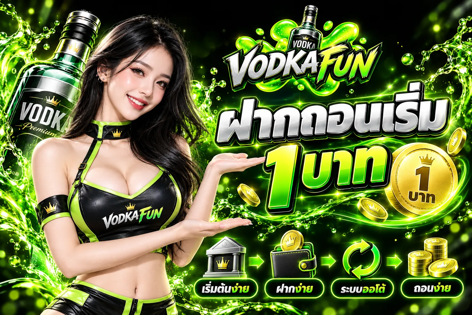 VODKAFUN ฝากถอน